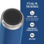 THERMOS ICON SERIES Water Bottle with Spout - 18 Ounce, Navy - Stainless Steel Vacuum Insulated Water Bottle with Lid - Image 5