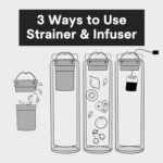 Xaeiglas 18 oz Bamboo Tea Infuser Bottle for Loose Leaf Tea - Bamboo Tumbler- Insulated Water Bottle - Coffee Tumbler - Tea Gift Set - Tea Accessories - Image 4