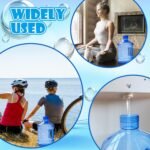 Alaeseje 2 Pieces Round Plastic Water Jug,1 Gallon Water Bottle with Handle and Screw Cap,Large Reusable Leak Proof Bottle for Camping,Outdoor Travel,Gym - Image 7