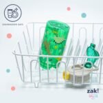 Zak Designs Minecraft Sage Kids Water Bottle For School or Travel, 16oz Durable Plastic Water Bottle With Straw, Handle, and Leak-Proof, Pop-Up Spout Cover, 2-Pack Set (Creeper) - Image 8