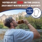 Healthy Human Stainless Steel Water Bottle | Double Walled Vacuum Insulated Water Thermos for Adults | Eco-Friendly Travel Bottles with Leak Proof Lid (Harvest Maple,32oz/946ML) - Image 3