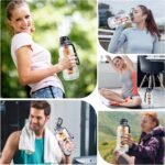 UTEBIT Fruit Infuser Water Bottle - 68 OZ Leakproof Plastic Infusion Bottle With Straw for Gym, Camping, Travel, Outdoor - Image 5