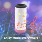 Lilsofee 12 Pack 16 oz Sublimation Music Bluetooth Speaker Blank Tumblers Stainless Steels Insulated 4 in 1 Can Cooler Beer Holder with Lid and Straw Metal Slim Coozies for Drinks Bulk - Image 4