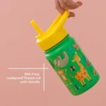 JoyJolt Kids Water Bottle with Straw Lid, 12oz Small Stainless Steel Reusable Tumbler for Kids, Girls, Boys, or Teen, Vacuum Insulated Water Bottle for School, Travel, and Outdoors, Leakproof - Image 4