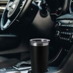 HASLE OUTFITTERS 20oz Tumblers Stainless Steel Mugs with Lid Double Wall Vacuum Insulated Coffee Cups for Cold & Hot Drinks (20oz-Black, 12 Pack) - Image 5