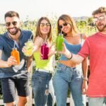 Kucoele 16oz Glass Juice Bottles with Lids, 10 Pack Reusable Smoothie Cups Water Bottles Drinking Jars with Glass Straws, Brush, Lids with Hole - Image 7