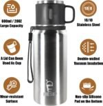 Icesip Stainless Steel Insulated Bottle, 27oz with cup Vacuum Insulated Water Bottle, Thermo for Hot Drinks/Cold Drinks,24-Hr Insulation Commute, Travel - Image 4