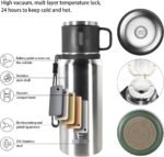 Icesip Stainless Steel Insulated Bottle, 27oz with cup Vacuum Insulated Water Bottle, Thermo for Hot Drinks/Cold Drinks,24-Hr Insulation Commute, Travel - Image 5