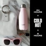 S'well Stainless Steel Water Bottle, 9oz, Pink Topaz, Triple Layered Vacuum Insulated Containers Keeps Drinks Cold for 24 Hours and Hot for 12, BPA Free, Perfect for On the Go - Image 3