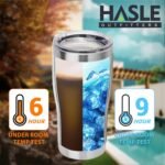 HASLE OUTFITTERS 20 oz Tumbler Bulk, Stainless Steel Tumblers with Lid, Vacuum Insulated Tumbler, Double Wall Tumbler Cup, coffee mugs, Stainless Steel, 6 Pack - Image 6