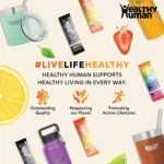 Healthy Human Stainless Steel Tumbler with Straw & Lid | Splash Proof Insulated Travel Cup | Eco-Friendly Coffee Tumblers | Water Cups with Straws Cleaner and Splash Proof Lids (32oz, Slate Gray) - Image 4