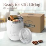 Custom Wedding Engaged Calendar Save the Date Keepsake Engraved Insulated Stainless Steel Wine Tumbler with Lid 12 oz. Personalized Engagement Announcement Gift for Bride Groom (White) - Image 6