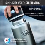 THERMOS ICON SERIES Water Bottle with Screw Top Lid - 40 Ounce, Glacier - Stainless Steel Vacuum Insulated Water Bottle with Lid - Image 4