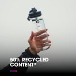 HydraPak Recon Clip & Carry - Wide Mouth Recycled Plastic Water Bottle (24oz or 32oz) - Eco Friendly, BPA Free, Tethered Cap - Image 4