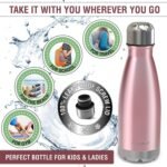 CHILLOUT LIFE Stainless Steel Water Bottle for Kids School: 12 oz Double Wall Insulated Cola Bottle Shape for Cold and Warm Drinks, BPA Free Metal Sports Bottle for Boys, Girls & Women - Image 5