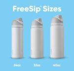 Owala FreeSip Insulated Stainless Steel Water Bottle with Straw for Sports, Travel, and School BPA-Free Sports Water Bottle, 40 oz, Boneyard - Image 3