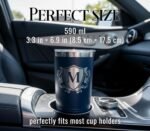 Onebttl Personalized Gifts for Men with Initials, Mens Gift Ideas, Unique Thoughtful Birthday Christmas Gifts for Men, Navy Blue, 20oz, J - Image 5
