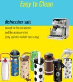 MYFOREST 14oz/400ml Insulated Kids Water Bottle, Odor-Free Surgical Grade Liner, Dishwasher-Safe, Name Spot, Soft Sipper (Penguin) - Image 8