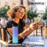 Volhoply 4 Pack Skinny Tumblers with Lid and Straw, 20oz Stainless Steel Straight Tumbler Bulk, Vacuum Insulated Coffee Mug for Home, Office, Travel, DIY (Mix Color,4 Pack) - Image 6