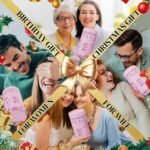 Personalized Monogram Wine Glass Gifts for Women - Customized A-Z Wine Glass with Gift Box & Greeting Card, Unique Christmas Valentines Birthday Gifts for Her, Mom, Wife, Sister, Daughter, Friend (T) - Image 6