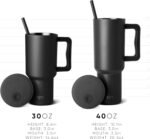 Simple Modern 30 oz Trek Tumbler with Handle and Straw Lid | Cup Holder Friendly Insulated Stainless Steel Travel Mug | Kelly Green - Image 5