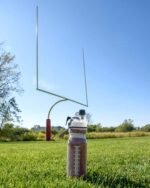 O2COOL Mist 'N Sip Misting Water Bottle No Leak Pull Top Spout Sports Water Bottle 20 oz (Football) - Image 8