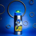Zak Designs Sonic the Hedgehog Water Bottle for Travel and At Home, 19 oz Vacuum Insulated Stainless Steel with Locking Spout Cover, Built-In Carrying Loop, Leak-Proof Design (Sonic) - Image 4