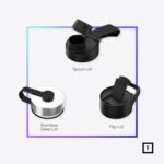 IRON °FLASK Camping & Hiking Hydration Flask with Spout, Wide Mouth Insulated Stainless Steel Sports Water Bottle - 64 oz Sky - Image 4