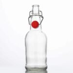 SureSave Beer Bottles with Easy Swing Cap | 16 Oz Clear Glass Bottle Set with Airtight Lid for Kombucha, Carbonated Drinks, Brewing, and Fermenting (6 Pack) - Image 4