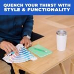 Gifts by Design 12 Ct of 20 Oz Two-Tone Himalayan Stainless Steel Tumbler with Lid – White – Customizable Insulated Cups for Water, Coffee, Hot & Iced Drinks – Great for DIY, Events, Work - Image 4