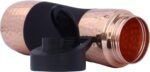 Pure Copper Water Bottle with Sipper Cherry Black, 900 Ml Capacity (30.4 US Fl Ounce) For Ayurveda Health Benefits - Image 3