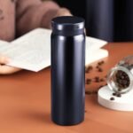Mini Thermos Cute Water Bottle - 7 oz Tiny Insulated Vacuum 18/10 Stainless Steel Small Flask - Leak Proof & Spill Proof & Keeps Cold and Hot for Drink, Coffee, Tea - Blue - Image 6