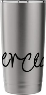 Mercedes Custom Girls Personalized First Name - Mercedes Stainless Steel Insulated Tumbler - Image 3