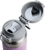 Stanley Quick Flip GO Water Bottle 36 oz | Push Button Lid | Leakproof and Packable for Travel and Sports | Insulated Stainless Steel | BPA-Free | Lilac - Image 3