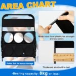 Suclain 7 Pcs Water Bottle Carrier with 20 Oz Bottles and Stickers Plastic Wide Mouth Sports Water Bottle Squeeze Team Bottles with Black Lid for Fitness Bike Gym (White) - Image 4