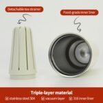 ANEWSIR Water Bottle 24 Oz/Stainless Steel Tumbler with Straw - Vacuum Insulated Water Bottle for Home, Office or Car Reusable Cup With straw，Cold for 12 Hrs or Iced for 24 Hrs(White) - Image 5