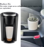 Mora Double Wall Ceramic Coffee Travel Mug with Lid, 14 oz, Portable, Microwave, Dishwasher Safe, Insulated Reusable Tall Cup, Splash Resistant Lid - To Go Tumbler for Car Cup Holder, Cotton White - Image 7
