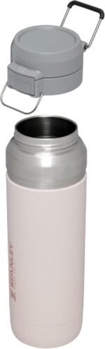 Stanley Quick Flip GO Water Bottle 36 oz | Push Button Lid | Leakproof and Packable for Travel and Sports | Insulated Stainless Steel | BPA-Free | Rose Quartz - Image 4