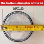 2 Replacement Lids for Stainless Steel Tumbler Travel Cup - Fits OF Inner diameter 3.7 to 3.74 INCH Yeti Rambler and others (Transparent) (30 OZ) - Image 4