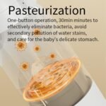 Fast Heating Portable Bottle Warmer, Portable Milk Warmer for Travel 17oz Fast Charging & Cordless Smart Temperature Control, for Vehicle,car,Airplane Journey - Image 4