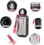 Nagpew 4 Pack Flat Water Bottle, 16 Oz Cute Slim Water Bottles with Leak-proof Lid, Stickers, BPA-Free Plastic Screw Top Flask for Children, Travel, Fitness, Rabbit, Space Pattern - Image 5