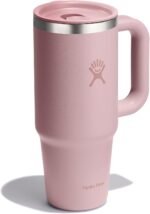 Hydro Flask Coffee Travel Tumbler Mug – Insulated Stainless Steel, Leak Proof Hot & Iced Coffee Cup 24 Oz Trillium Pink - Image 3