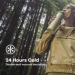 Hydro Flask Water Bottle - Insulated Stainless Steel - Straw Lid, Non Spill, Leakproof 24 Oz Aloe Green - Image 5