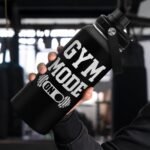 Gym Insulated Engraved Stainless Steel Water Bottle 32oz, Vacuum Chug Lid Travel Tumbler For Men Friends Dad Gymer Trainer, Gym Mode on, Gift for Birthday Christmas Father's Day - Image 4