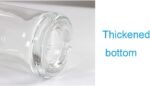 Kaachli Clear Glass Bottles 12 oz - 375ml [Pack of 6] for Wine Beverages Drinks Oil Vinegar Kombucha Beer Water Soda with Cork Stopper Airtight Lid - Image 4