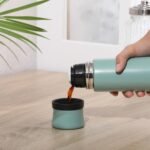 Mr. Coffee Silverleaf 23 oz Stainless Steel Thermal Bottle – Double Wall Vacuum Insulated Travel Mug with Leak-Proof Lid, Teal – Hot & Cold Beverage Flask for Work, Commute, or Camping - Image 6