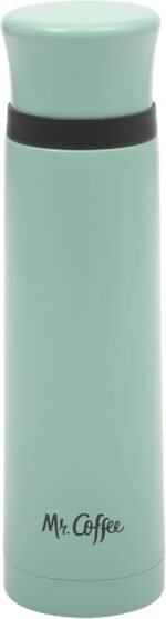 Mr. Coffee Silverleaf 23 oz Stainless Steel Thermal Bottle – Double Wall Vacuum Insulated Travel Mug with Leak-Proof Lid, Teal – Hot & Cold Beverage Flask for Work, Commute, or Camping - Image 7