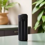 YINJAM Travel Mug Reusable Coffee Cup Insulated Water Bottle Thermal Mug Stainless Steel Leakproof Flask Tumbler for Hot Cold Drinks (Blue, 15 Oz) - Image 8