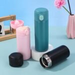 YINJAM Travel Mug Reusable Coffee Cup Insulated Water Bottle Thermal Mug Stainless Steel Leakproof Flask Tumbler for Hot Cold Drinks (Blue, 15 Oz) - Image 10