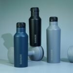 BJPKPK Insulated Water Bottle With Straw 25oz Stainless Steel Water Bottles With 2 Lids And Carry Handle Reusable Travel Metal Thermal Flask,Black - Image 6